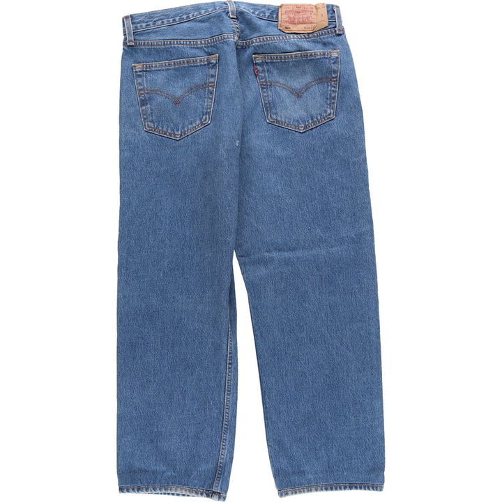 Levi's Levi's 501 Euro Model Straight Denim Pants Men's W34 equivalent cotton blue type Vintage Second Hand