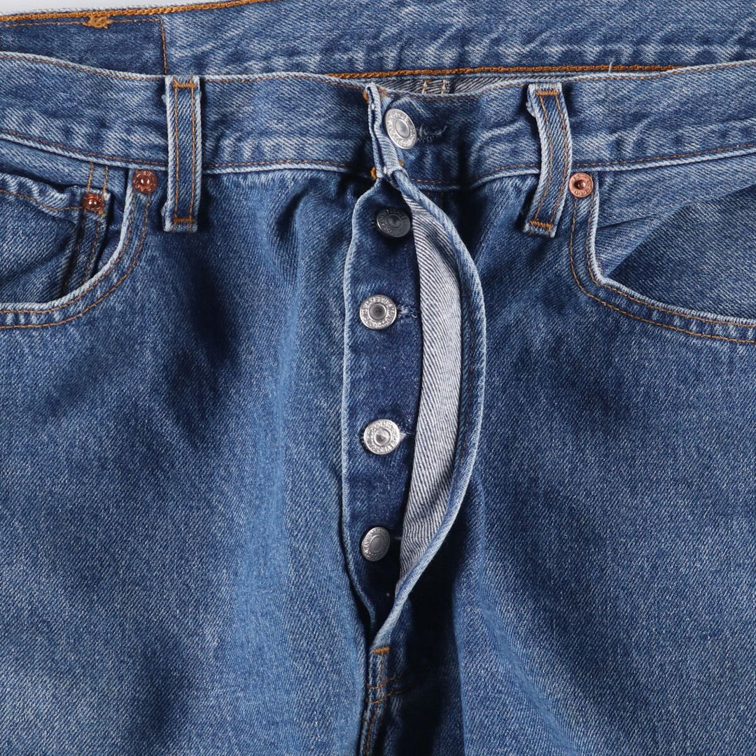 Levi's Levi's 501 Euro Model Straight Denim Pants Men's W34 equivalent cotton blue type Vintage Second Hand