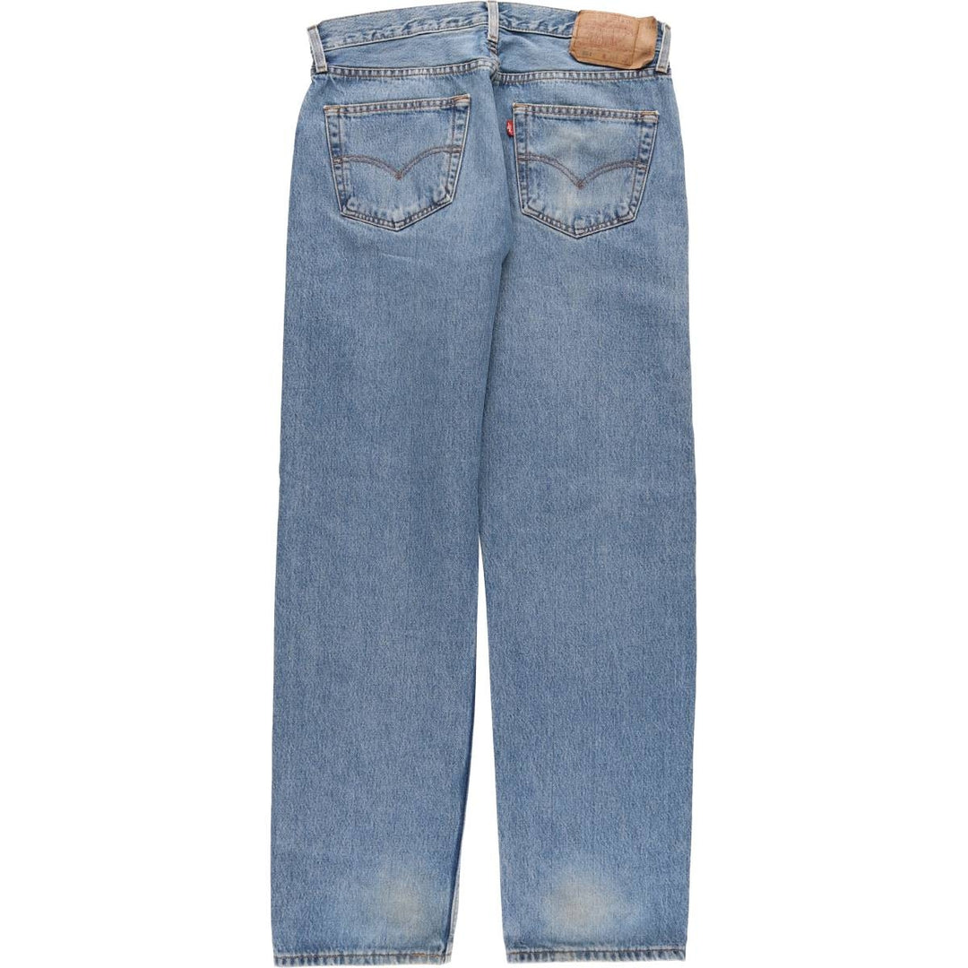 00'S Levi's 501 0193 straight denim pants made in Columbia, men's size w33 cotton blue type Vintage Second Hand
