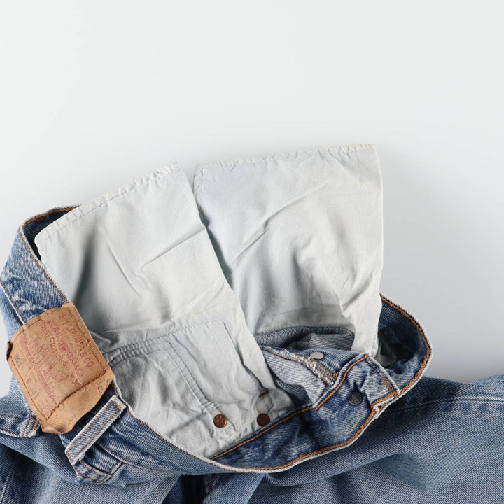 00'S Levi's 501 0193 straight denim pants made in Columbia, men's size w33 cotton blue type Vintage Second Hand