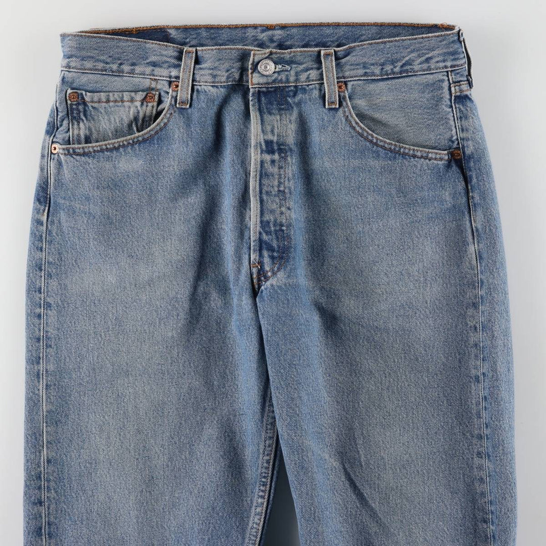 00'S Levi's 501 0193 straight denim pants made in Columbia, men's size w33 cotton blue type Vintage Second Hand