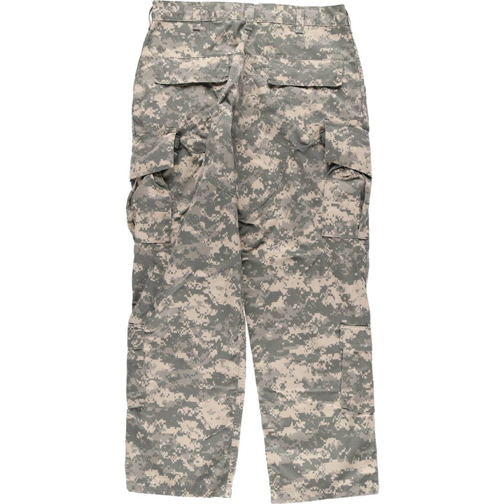 00'S US military genuine camouflage pattern ACU digital camo ripstop military cargo pants made in USA MEDIUM-SHORT men's size w33 equivalent /eaa526350