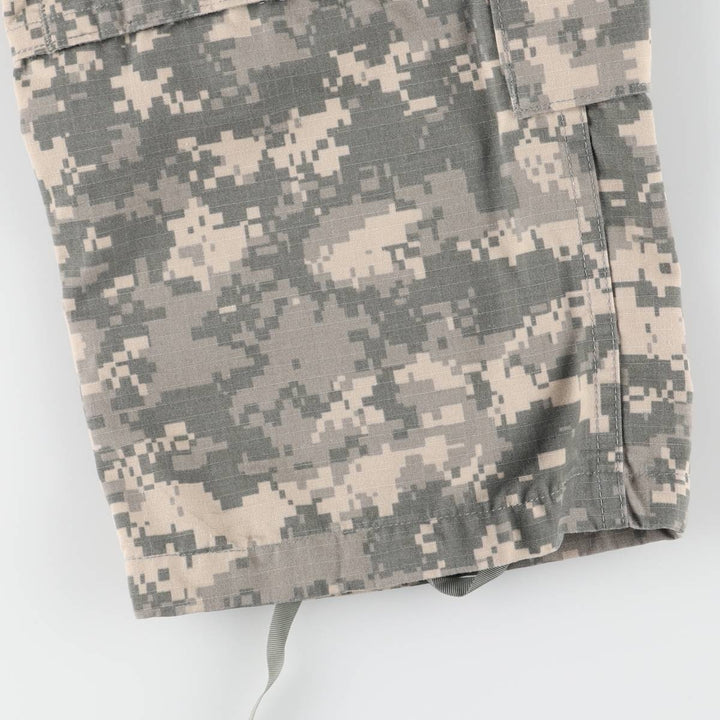 00'S US military genuine camouflage pattern ACU digital camo ripstop military cargo pants made in USA MEDIUM-SHORT men's size w33 equivalent /eaa526350