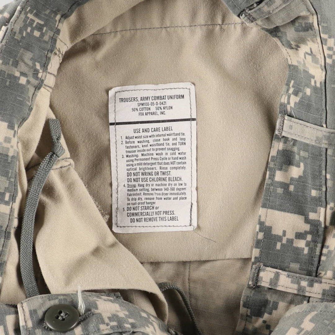 00'S US military genuine camouflage pattern ACU digital camo ripstop military cargo pants made in USA SMALL-REGULAR men's w30 equivalent /eaa526360