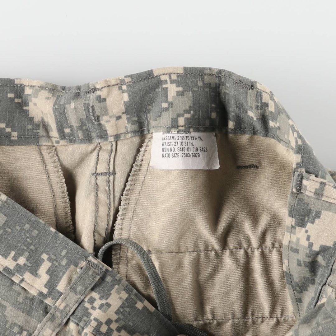 00'S US military genuine camouflage pattern ACU digital camo ripstop military cargo pants made in USA SMALL-REGULAR men's w30 equivalent /eaa526360