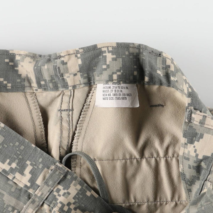 00'S US military genuine camouflage pattern ACU digital camo ripstop military cargo pants made in USA SMALL-REGULAR men's w30 equivalent /eaa526360