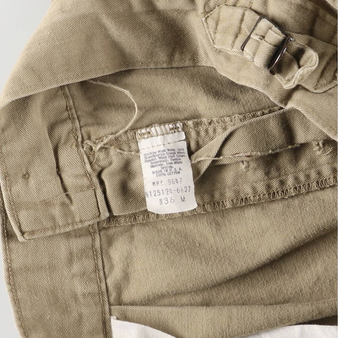 Two-pleat military pants made in the USA, men's size W34 equivalent / eaa526364