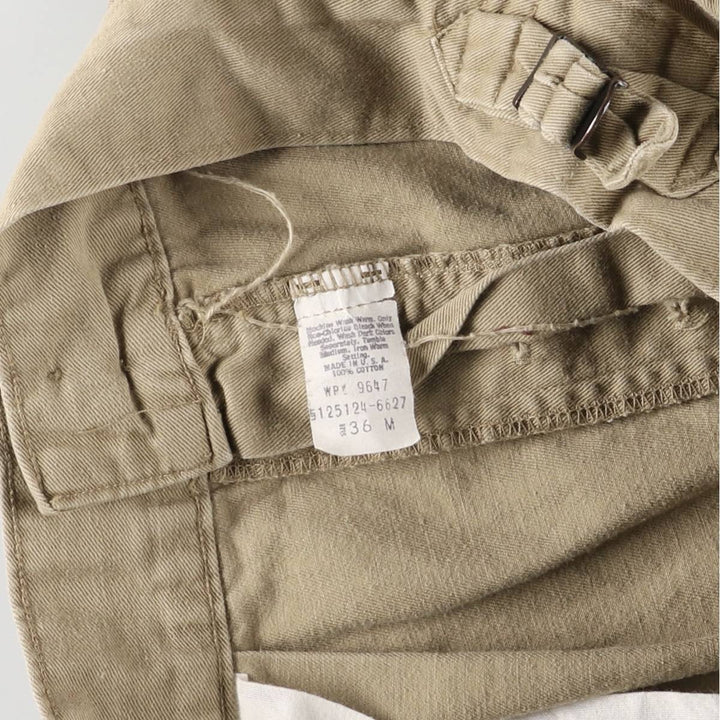 Two-pleat military pants made in the USA, men's size W34 equivalent / eaa526364