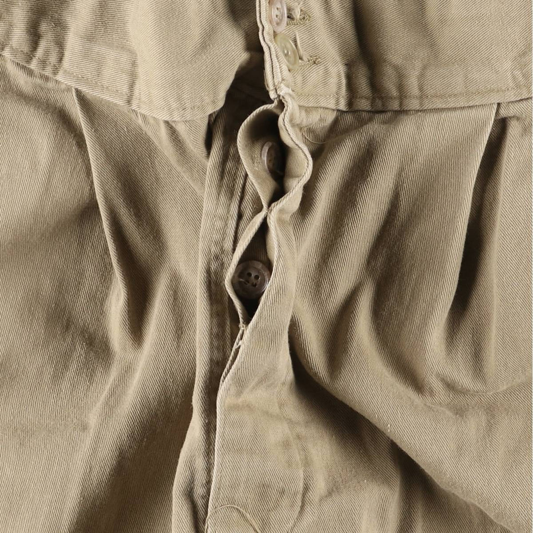 Two-pleat military pants made in the USA, men's size W34 equivalent / eaa526364
