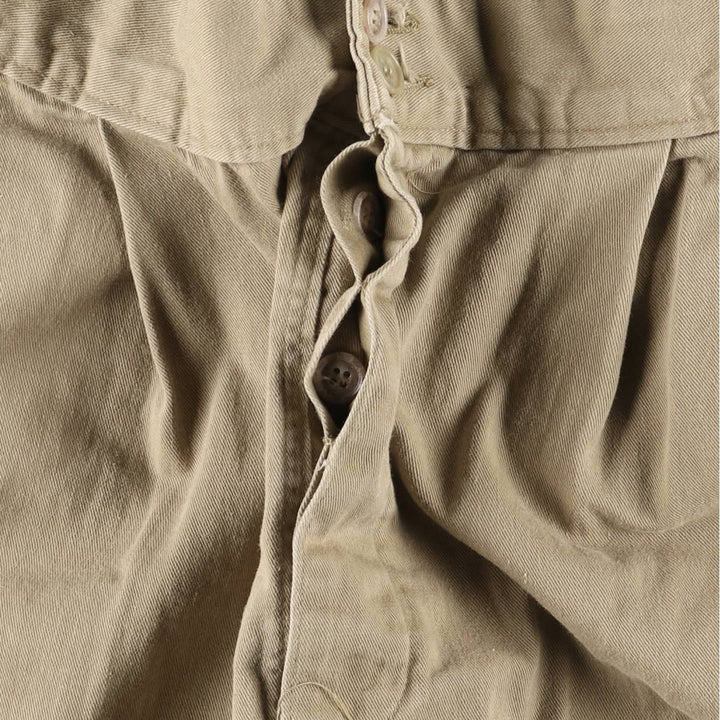 Two-pleat military pants made in the USA, men's size W34 equivalent / eaa526364