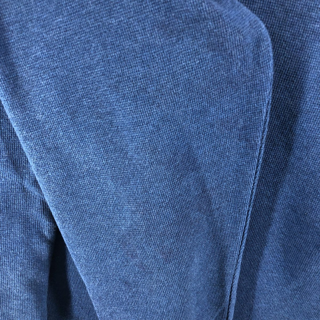 LLBean Thermal Long T-Shirt, Waffle, Men's XL cotton blue type Vintage Second Hand