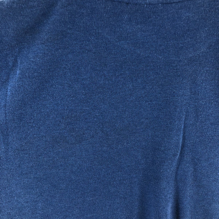 LLBean Thermal Long T-Shirt, Waffle, Men's XL cotton blue type Vintage Second Hand