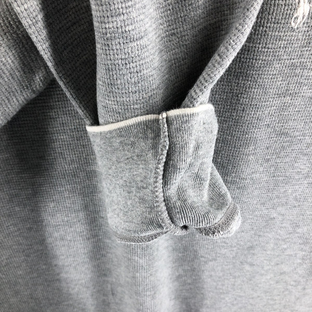Ralph Lauren POLO RALPH LAUREN SLEEPWEAR Thermal Long T-shirt Waffle Men's XL cotton gray type Vintage Second Hand