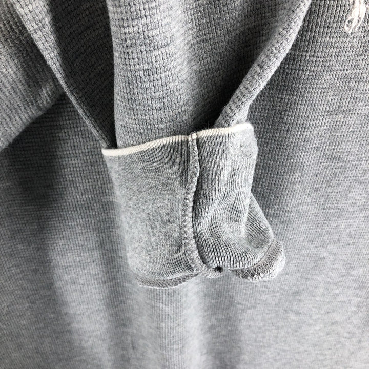 Ralph Lauren POLO RALPH LAUREN SLEEPWEAR Thermal Long T-shirt Waffle Men's XL cotton gray type Vintage Second Hand