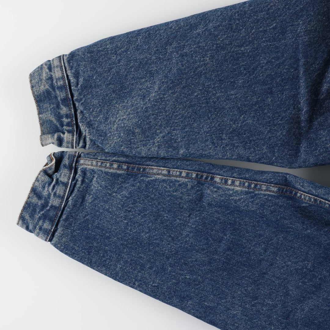 80s~90'S Levi's 70619-0218 denim fleece jacket made in USA, men's size L, vintage cotton blue type Vintage Second Hand