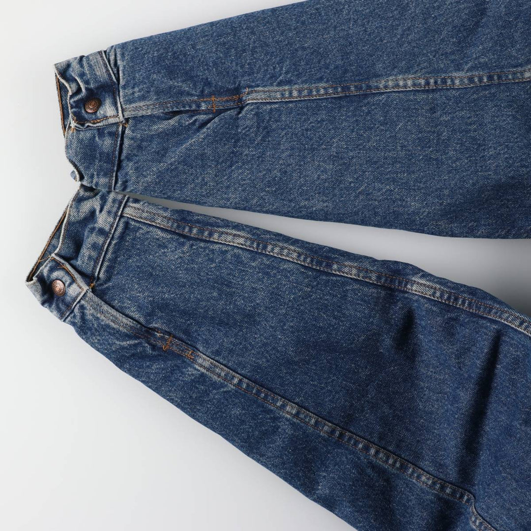80s~90'S Levi's 70619-0218 denim fleece jacket made in USA, men's size L, vintage cotton blue type Vintage Second Hand