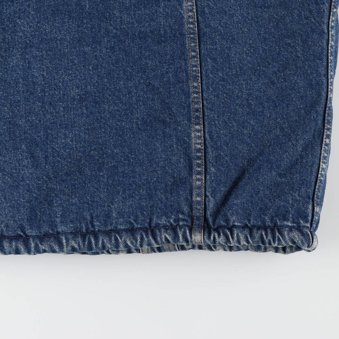 80s~90'S Levi's 70619-0218 denim fleece jacket made in USA, men's size L, vintage cotton blue type Vintage Second Hand