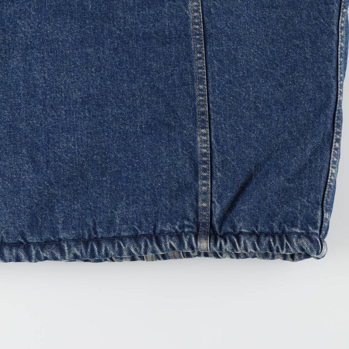 80s~90'S Levi's 70619-0218 denim fleece jacket made in USA, men's size L, vintage cotton blue type Vintage Second Hand