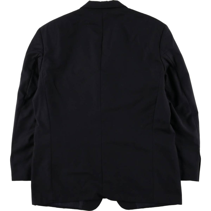 Hugo Boss wool tailored jacket, men's size M wool navy blue type Vintage Second Hand