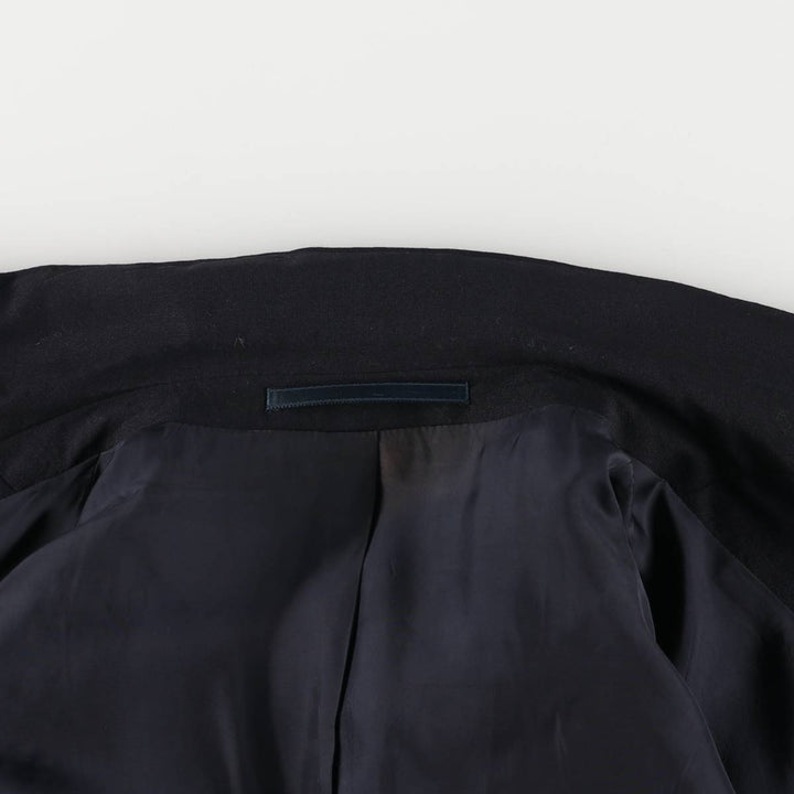 Hugo Boss wool tailored jacket, men's size M wool navy blue type Vintage Second Hand