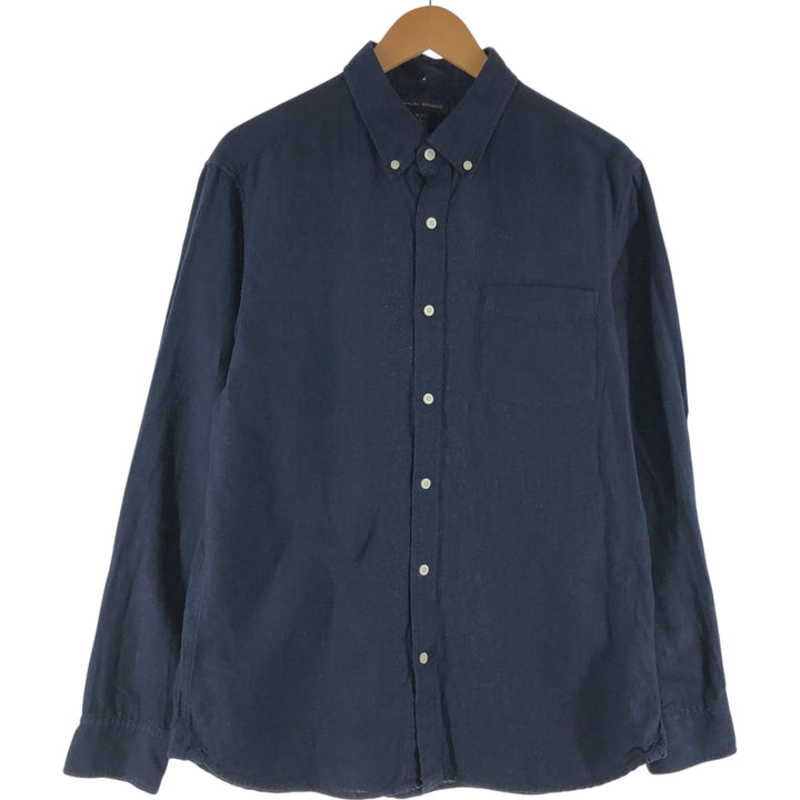 Banana Republic BANANA REPUBLIC Long Sleeve Linen Button Down Shirt Men's L Size / eaa526638