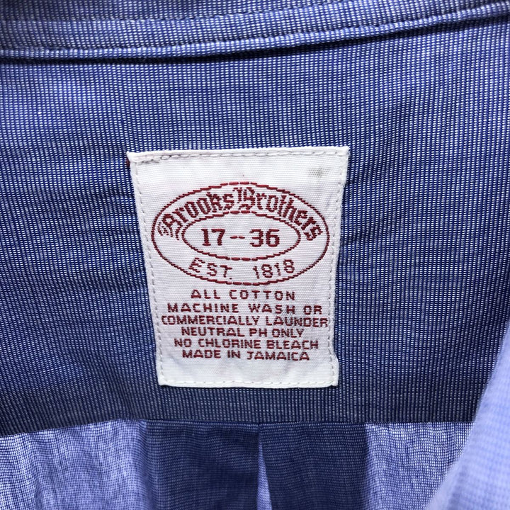 Brooks Brothers Est.1818 Long Sleeve Button Down Shirt Men's XL cotton navy blue type Vintage Second Hand