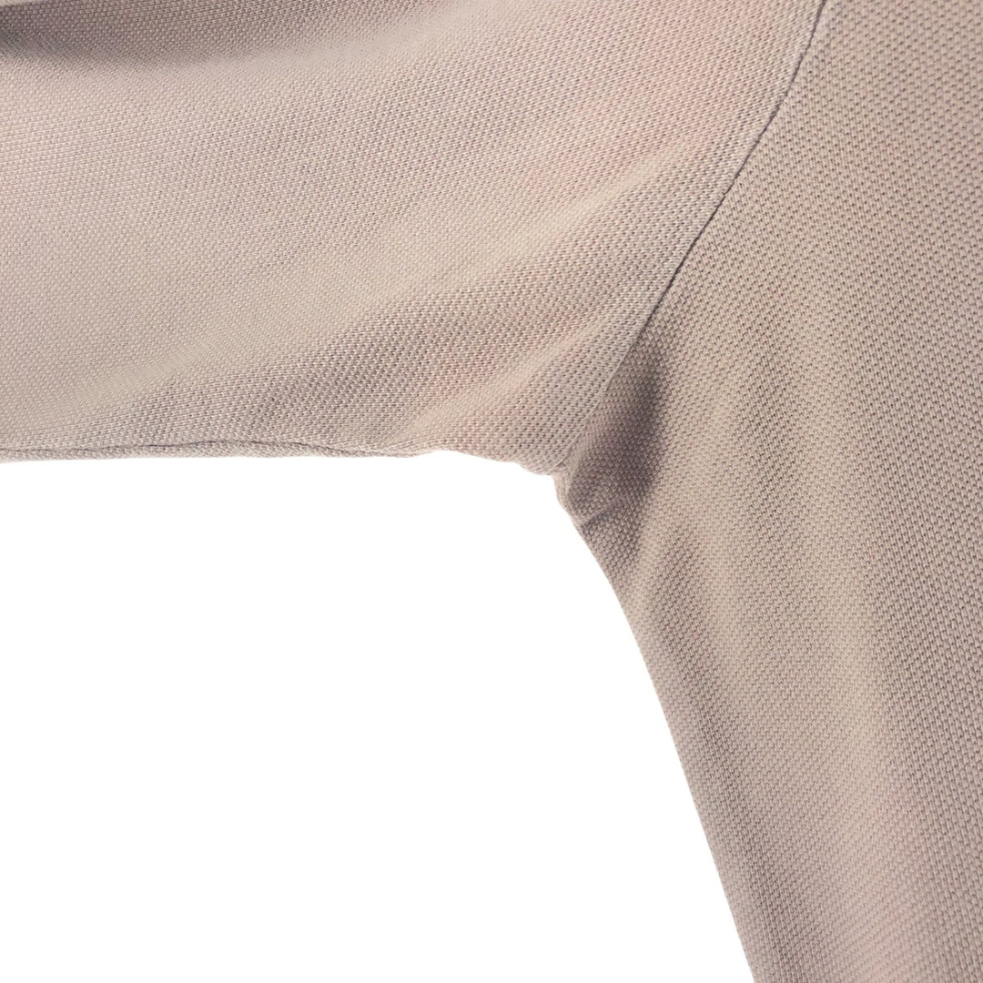 Ralph Lauren POLO by Ralph Lauren long sleeve polo shirt, men's XL size cotton Khaki type Vintage Second Hand