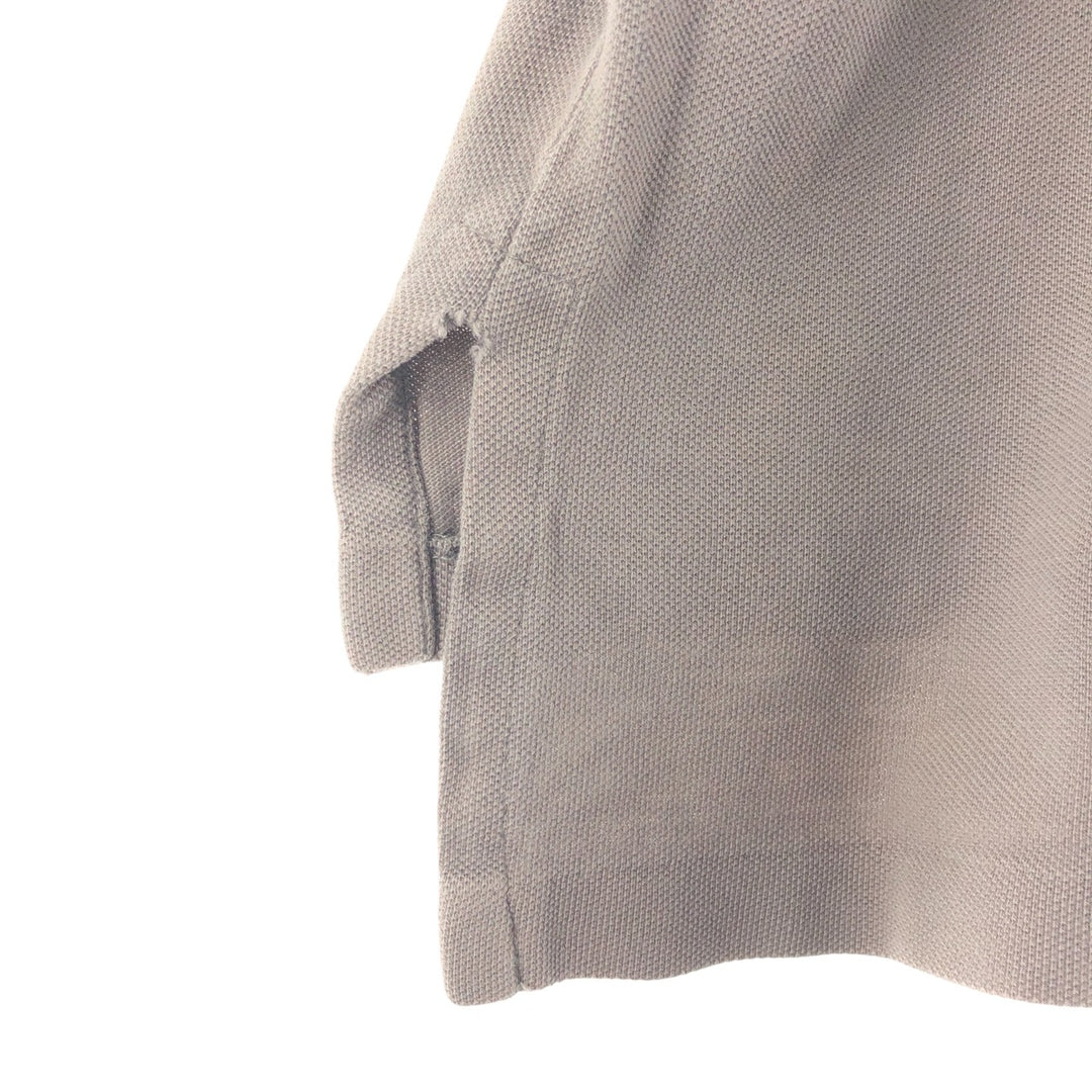 Ralph Lauren POLO by Ralph Lauren long sleeve polo shirt, men's XL size cotton Khaki type Vintage Second Hand