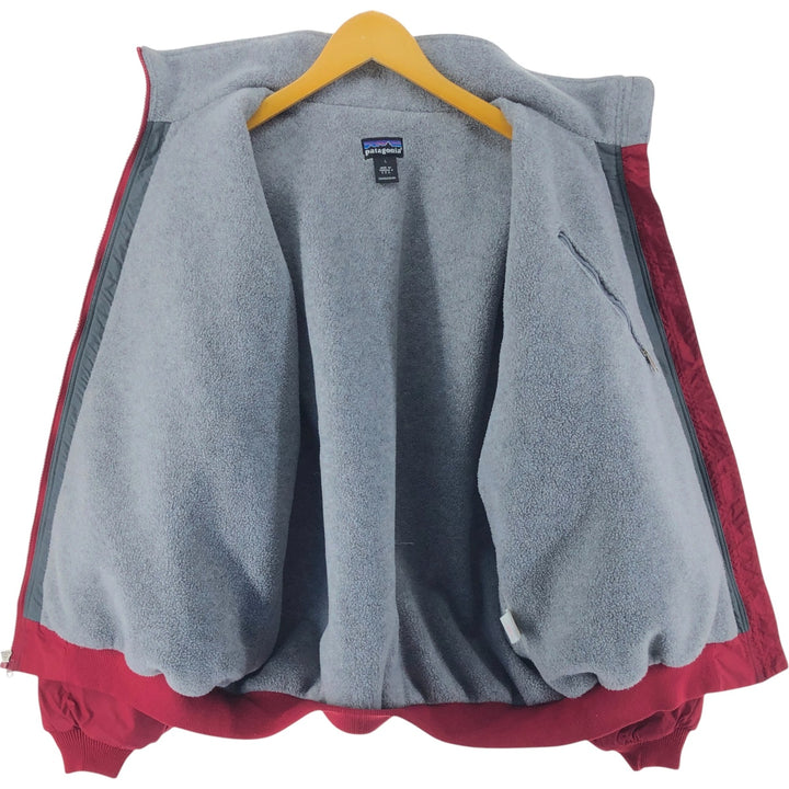 90'S Patagonia Shell Synchilla Jacket 28131F098 Nylon Jacket Made in USA Men's L Size Vintage Nylon red type Vintage Second Hand