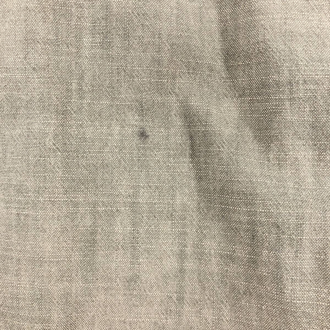 90'S Ralph Lauren POLO by Ralph Lauren long-sleeved cotton shirt, men's size L cotton beige type brown Vintage Second Hand
