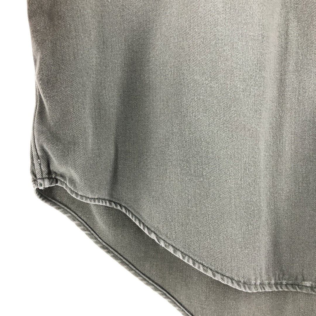 Ralph Lauren long-sleeved button-down shirt, men's size L cotton green type Vintage Second Hand