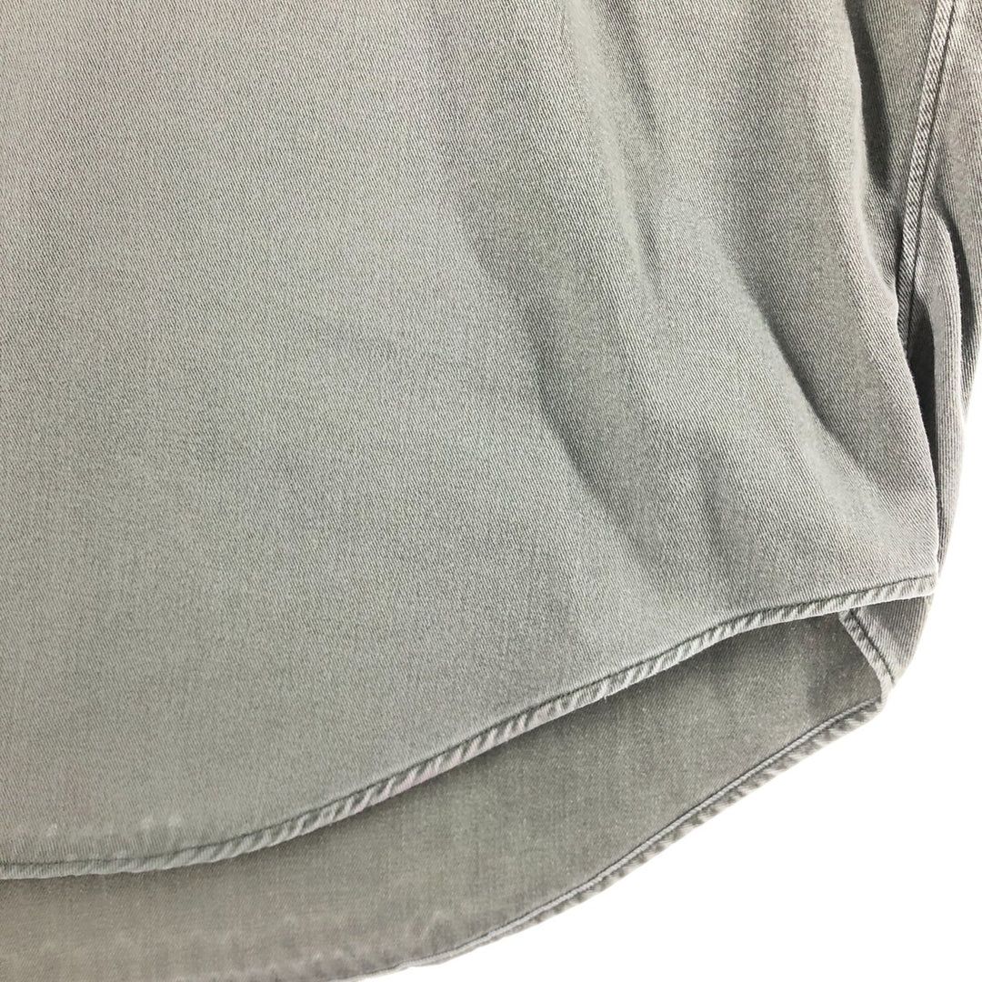 Ralph Lauren long-sleeved button-down shirt, men's size L cotton green type Vintage Second Hand