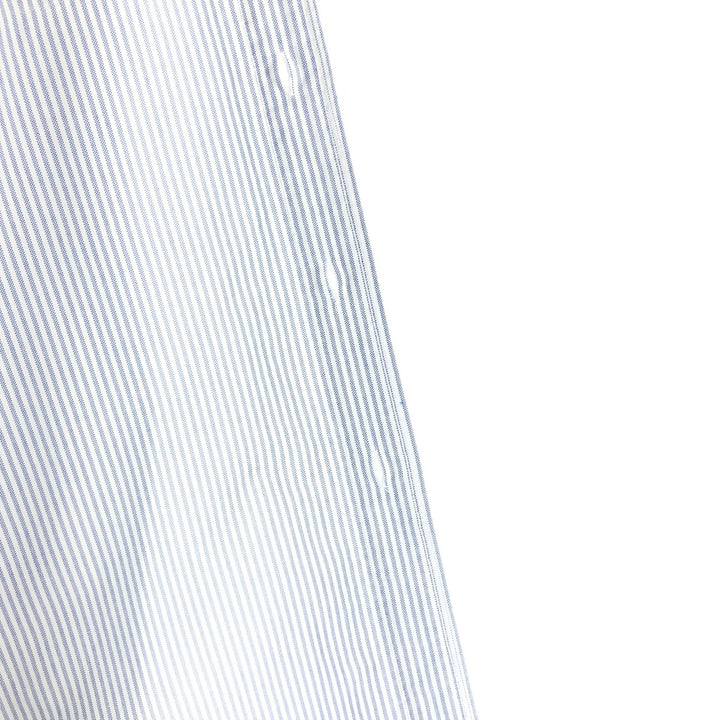 Brooks Brothers Est.1818 Long Sleeve Button-Down Striped Shirt Made in USA Men's XL Supima Cotton white type Vintage Second Hand