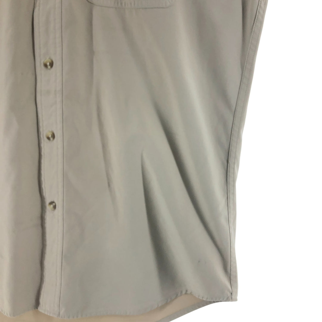 90'S Ralph Lauren CHAPS long sleeve shirt, men's size M, vintage polyester Beige type Vintage Second Hand