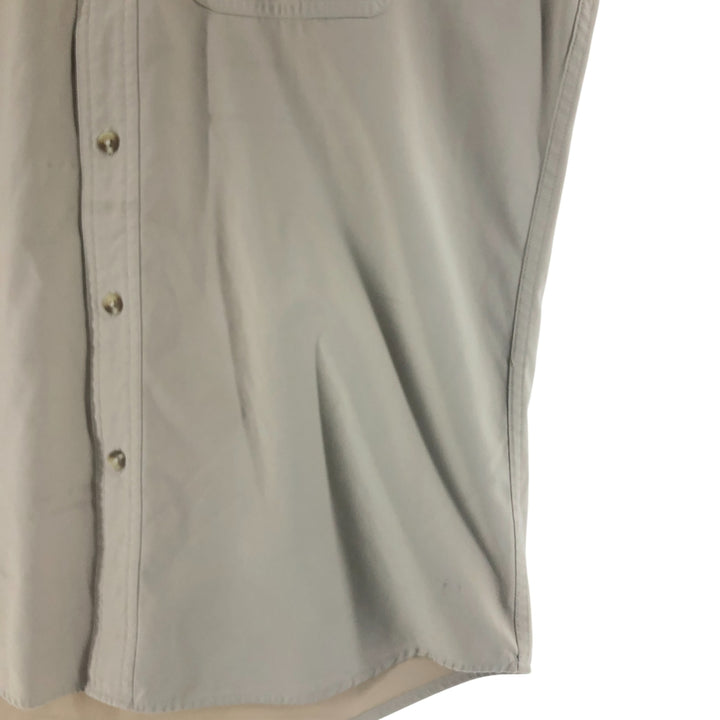 90'S Ralph Lauren CHAPS long sleeve shirt, men's size M, vintage polyester Beige type Vintage Second Hand