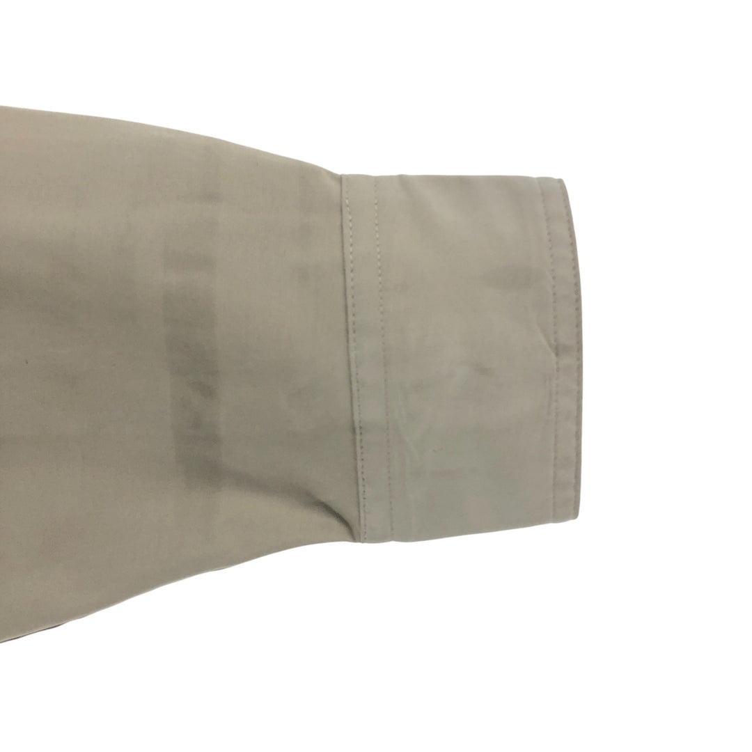 90'S Ralph Lauren CHAPS long sleeve shirt, men's size M, vintage polyester Beige type Vintage Second Hand