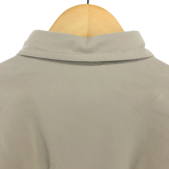 90'S Ralph Lauren CHAPS long sleeve shirt, men's size M, vintage polyester Beige type Vintage Second Hand