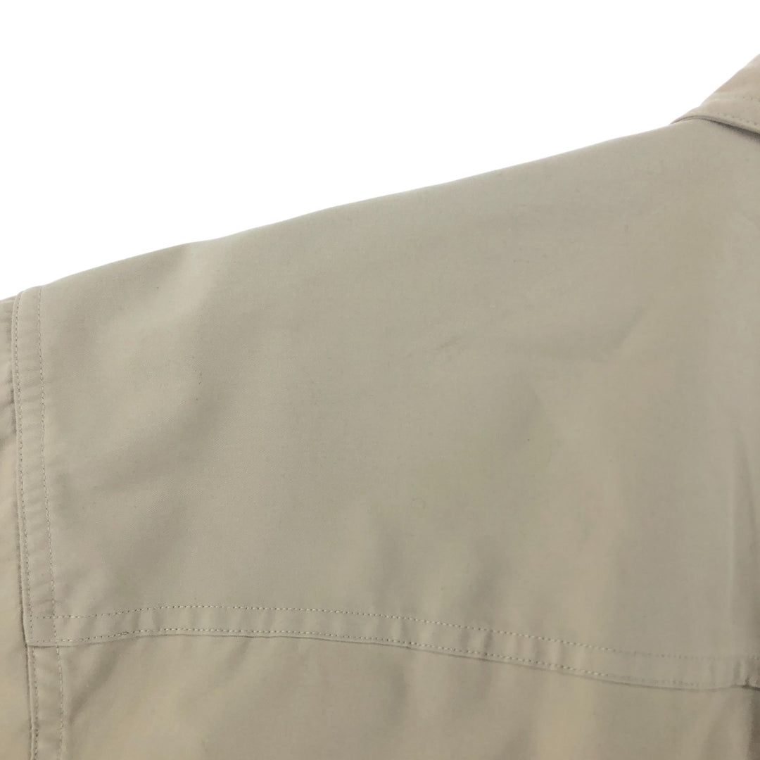 90'S Ralph Lauren CHAPS long sleeve shirt, men's size M, vintage polyester Beige type Vintage Second Hand