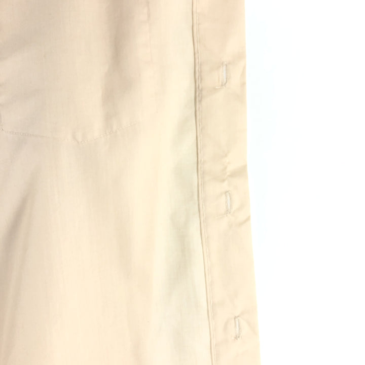 Vintage 1980'S Wrangler long-sleeved work shirt, made in the USA, size L, men's polyester ivory Vintage Second Hand