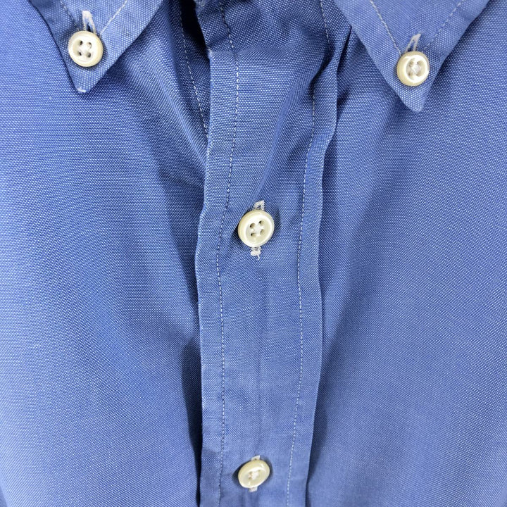 Ralph Lauren YARMOUTH long sleeve button down shirt, men's XL size cotton blue type Vintage Second Hand