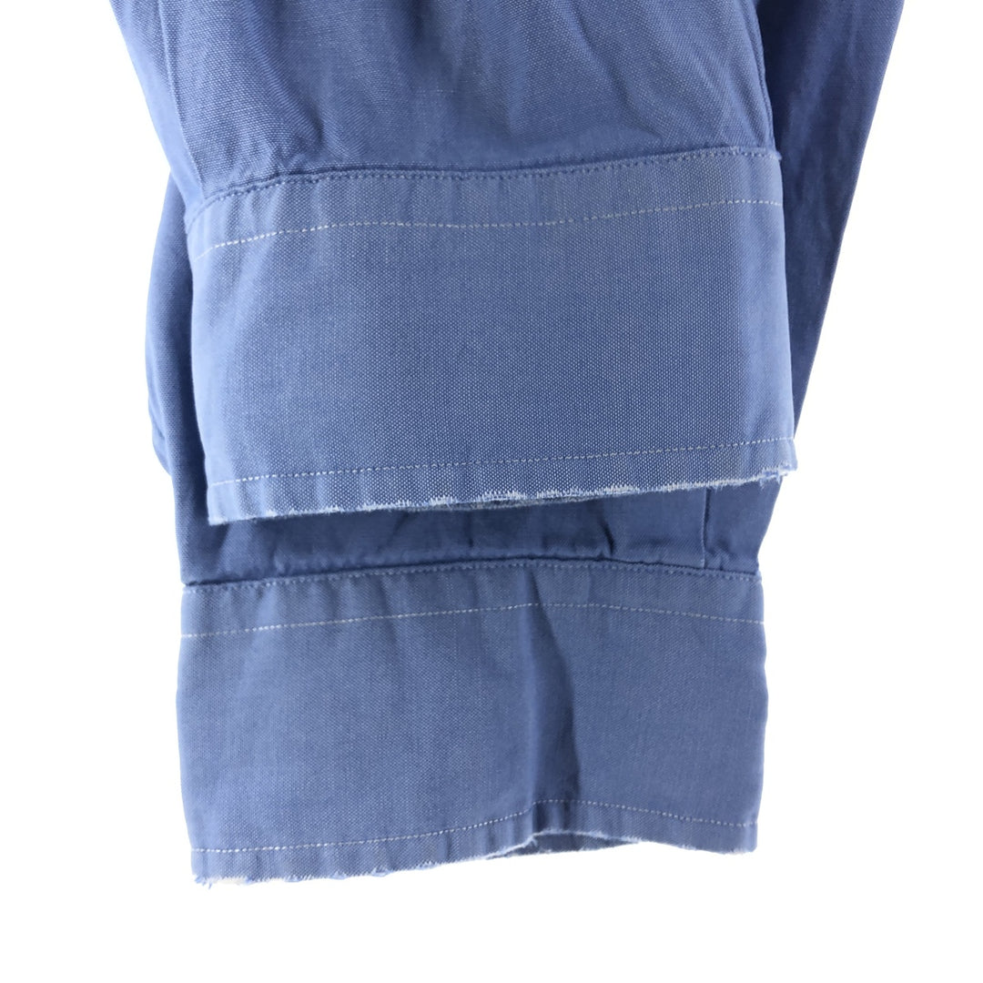 Ralph Lauren YARMOUTH long sleeve button down shirt, men's XL size cotton blue type Vintage Second Hand