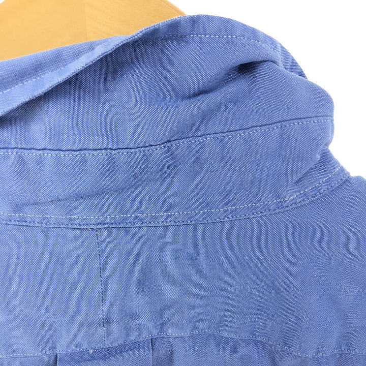 Ralph Lauren YARMOUTH long sleeve button down shirt, men's XL size cotton blue type Vintage Second Hand