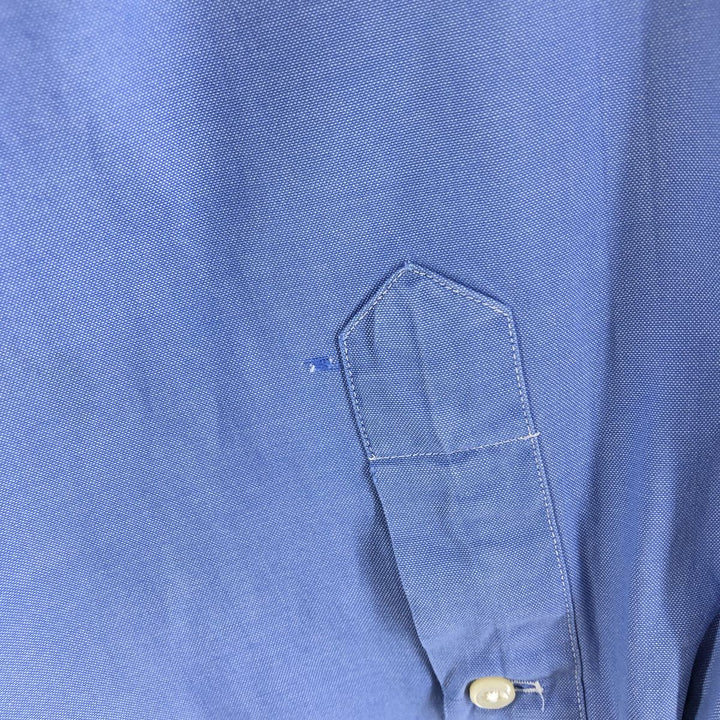 Ralph Lauren YARMOUTH long sleeve button down shirt, men's XL size cotton blue type Vintage Second Hand