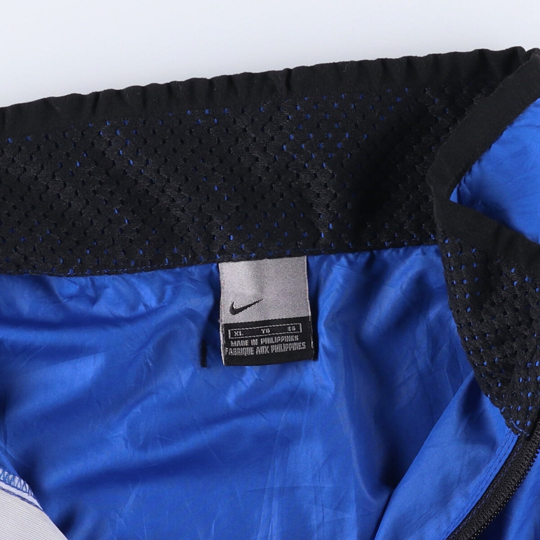 2000'S Nike Half-Zip Warm-Up Pullover, Men's XL polyester Navy blue Vintage Second Hand
