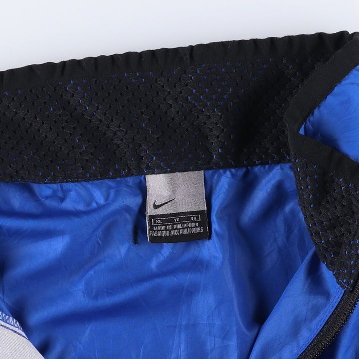 2000'S Nike Half-Zip Warm-Up Pullover, Men's XL polyester Navy blue Vintage Second Hand