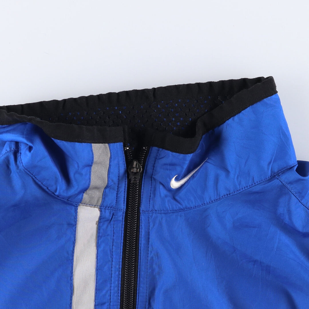 2000'S Nike Half-Zip Warm-Up Pullover, Men's XL polyester Navy blue Vintage Second Hand