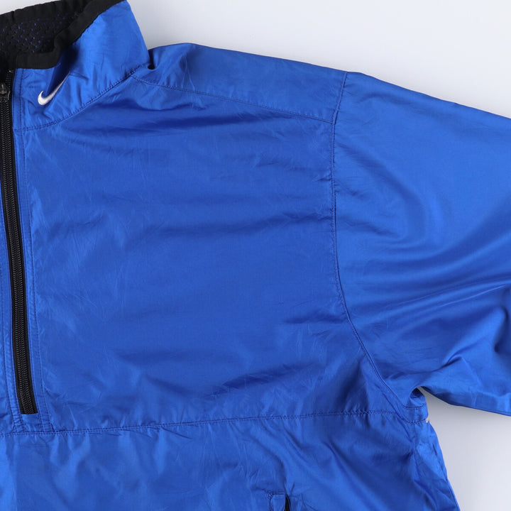 2000'S Nike Half-Zip Warm-Up Pullover, Men's XL polyester Navy blue Vintage Second Hand