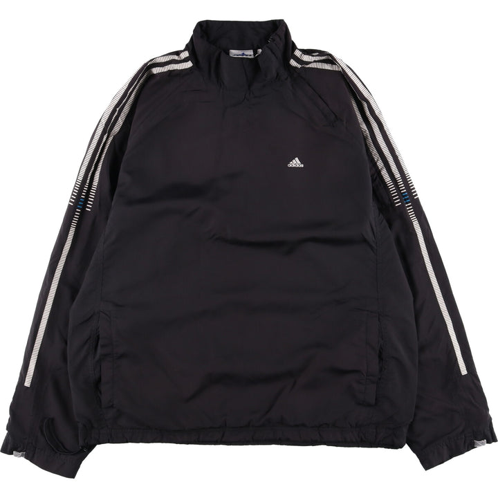 00'S Adidas Half Zip Warm Up Pullover Men's M unclear black type Vintage Second Hand