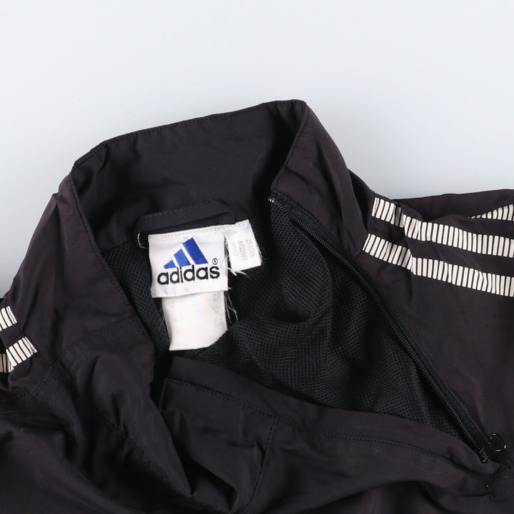 00'S Adidas Half Zip Warm Up Pullover Men's M unclear black type Vintage Second Hand