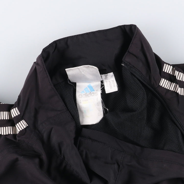 00'S Adidas Half Zip Warm Up Pullover Men's M unclear black type Vintage Second Hand